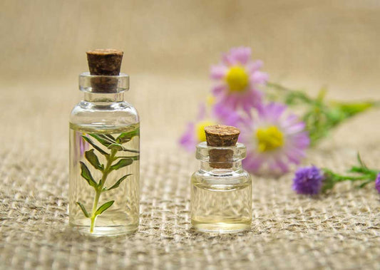 Little bottles of natural scents.