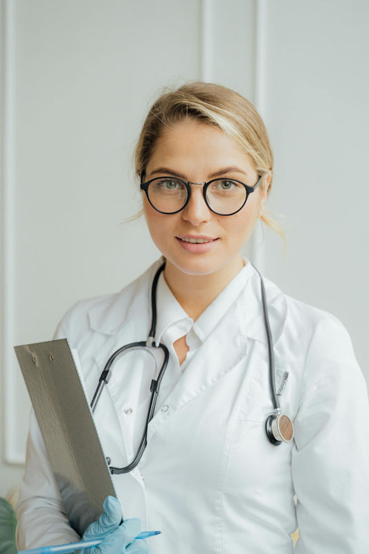 A female doctor.